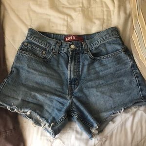 High Waisted Jean Shorts